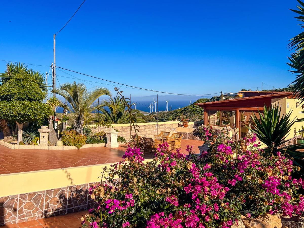 Exquisite Rural House With Garden, Pool And Sea Views Villa Arico Viejo Kültér fotó