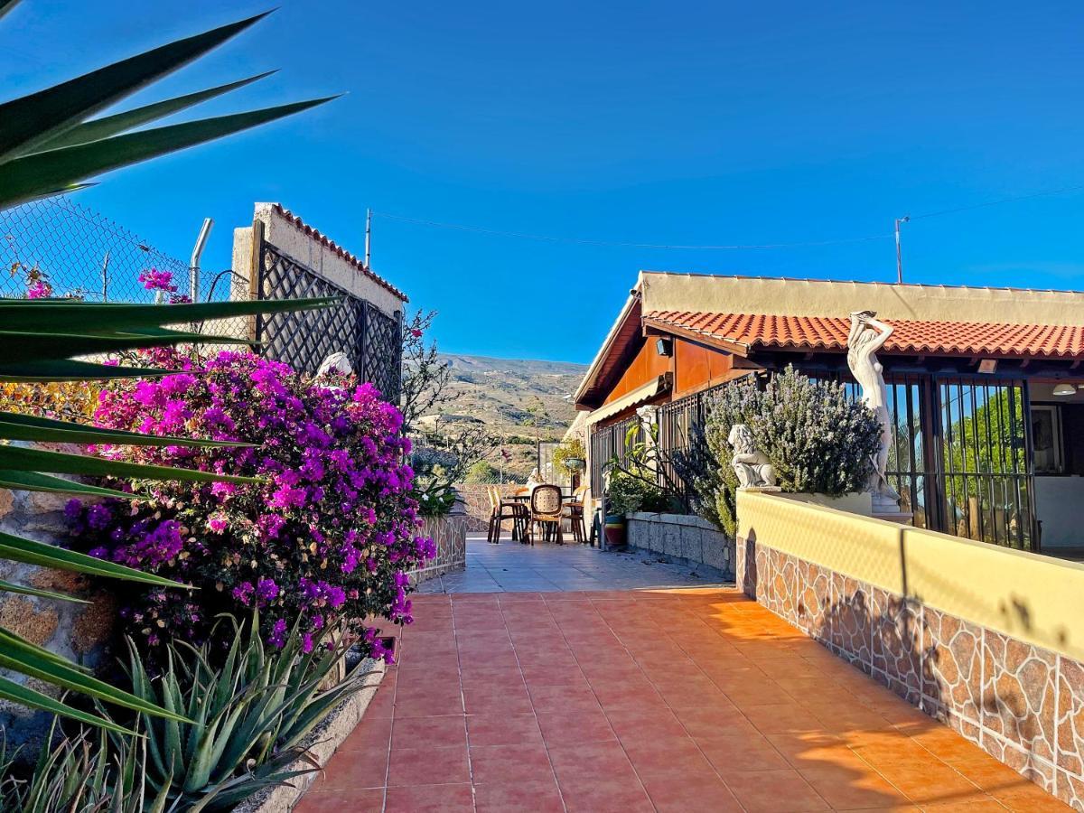 Exquisite Rural House With Garden, Pool And Sea Views Villa Arico Viejo Kültér fotó