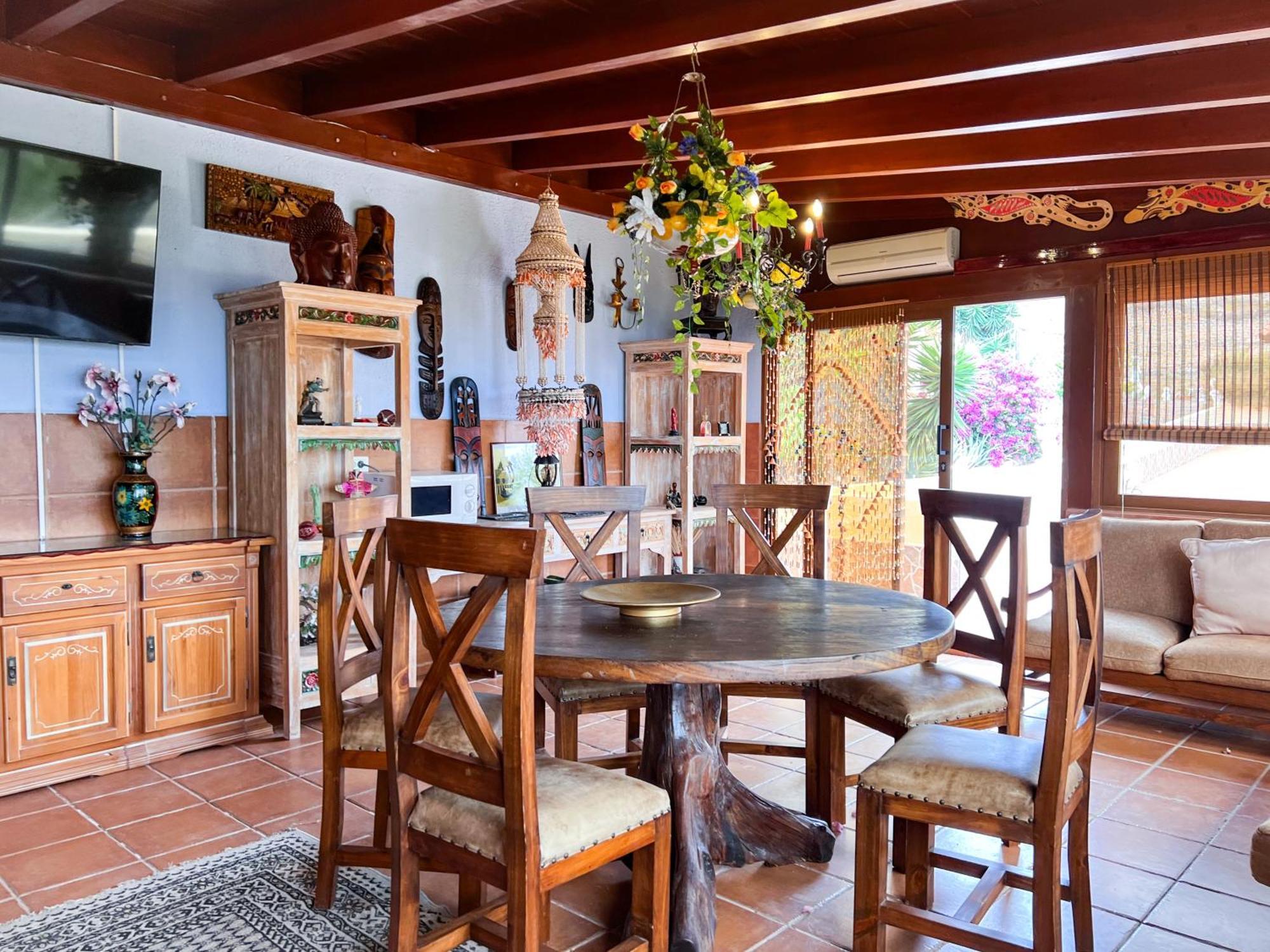 Exquisite Rural House With Garden, Pool And Sea Views Villa Arico Viejo Kültér fotó
