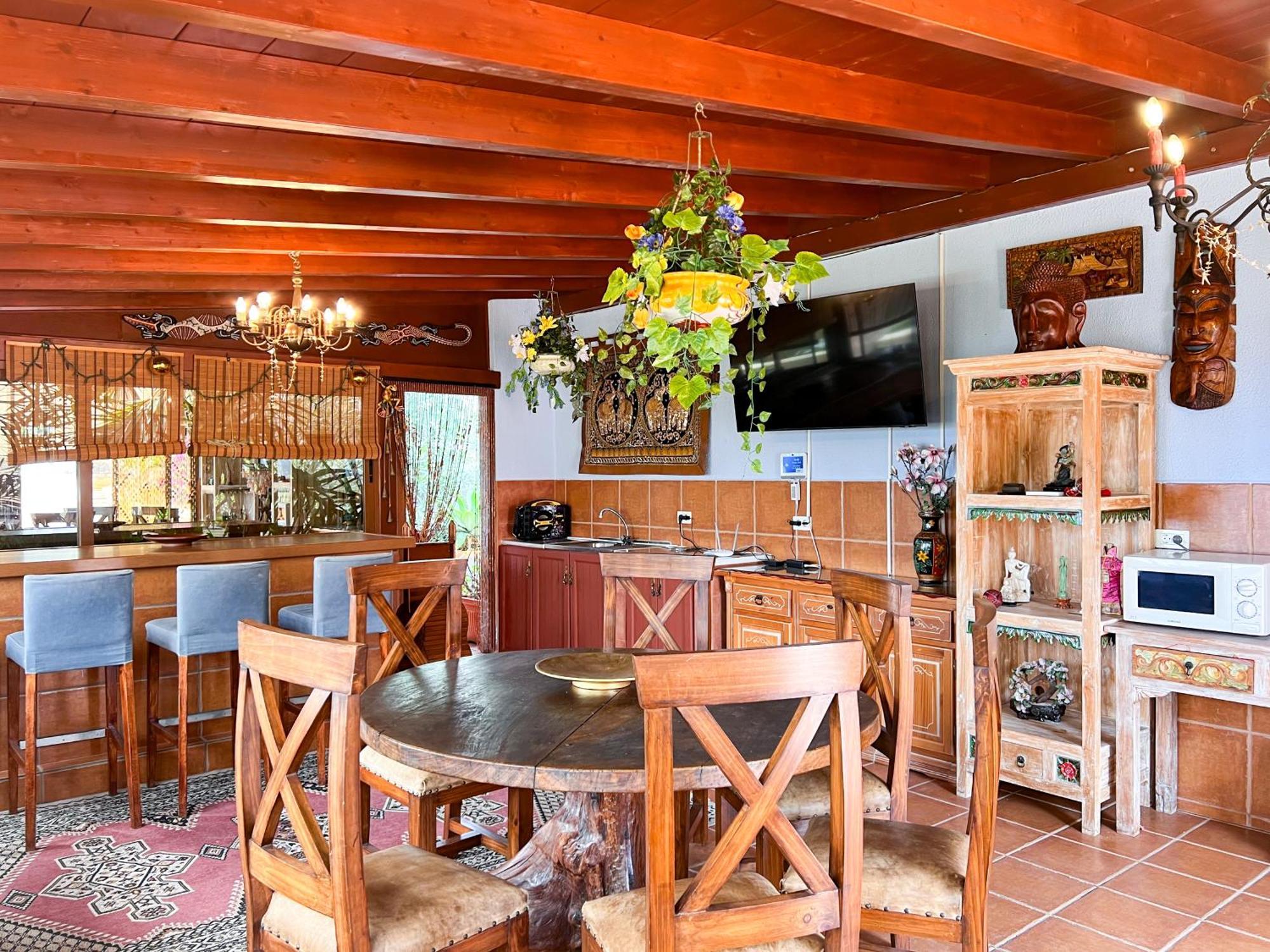 Exquisite Rural House With Garden, Pool And Sea Views Villa Arico Viejo Kültér fotó